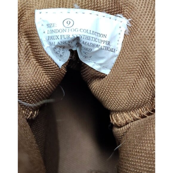 Toddler London Fog Faux Leather Duck Boots Size 9 Y30 - Picture 5 of 5